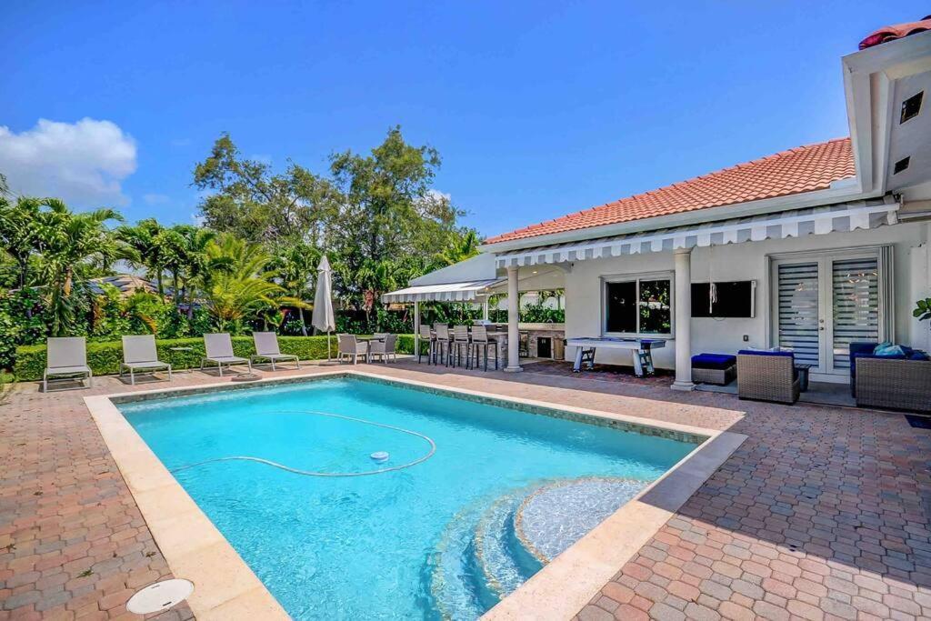 Miami 5Br Villa W Heated Pool, Games & Bbq L01 Cutler Bay Eksteriør bilde