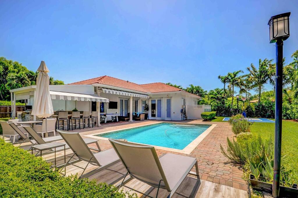 Miami 5Br Villa W Heated Pool, Games & Bbq L01 Cutler Bay Eksteriør bilde