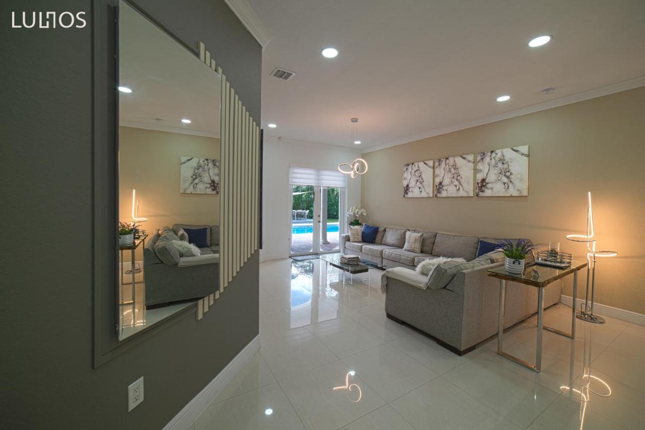 Miami 5Br Villa W Heated Pool, Games & Bbq L01 Cutler Bay Eksteriør bilde